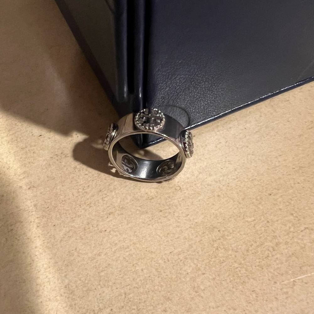 Tory Burch Silver Logo/Icon Ring - Picture 5 of 10